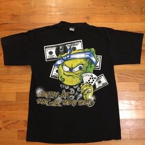 *SOLD* VINTAGE RARE SPONGEBOB RAP TEE